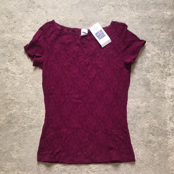Hanky Panky Top Burgundy Small with tag - Picture 1 of 2